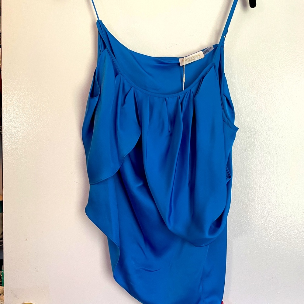 Ramy Brook DOLIA Top, Lapis blue color, Small